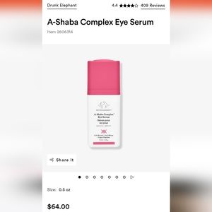 Drunk Elephant A-Shaba Complex Eye Serum